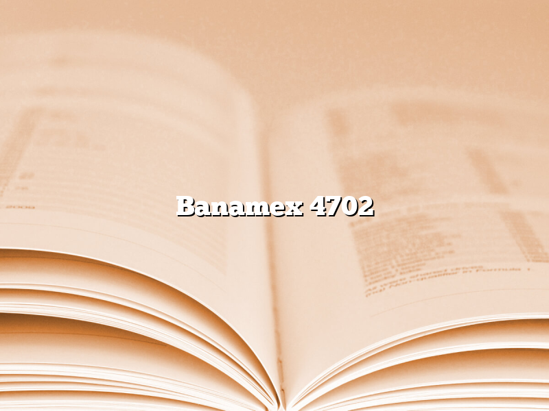 Banamex 4702